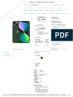 Apple Iphone 13 (128GB) - Green - Amazon - in - Electronics