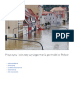 Przyczyny I Obszary Wystepowania Powodzi W Polsce