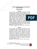 Peran Lembaga Pendidikan Dalam Masyarakat Di Era Modern Hubbil Khair Abstrak