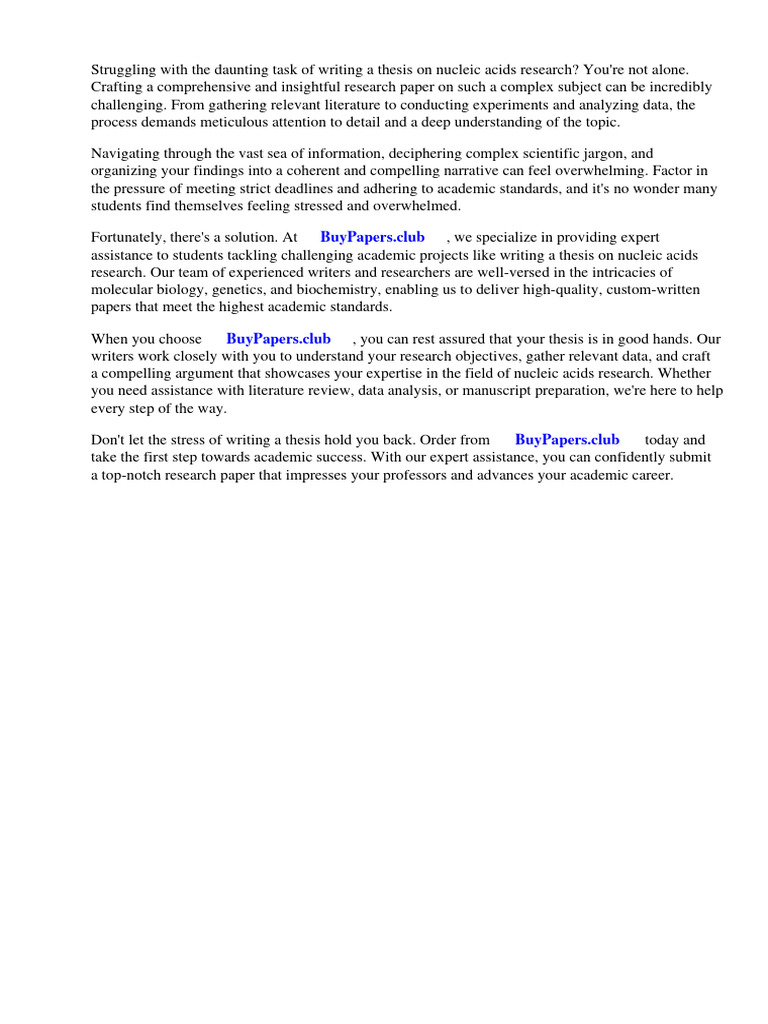 Nucleic Acids Research Paper Submission Download Free PDF Rna Dna