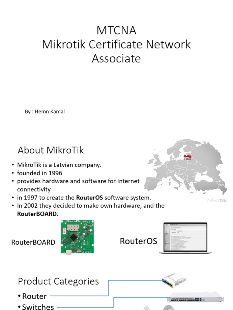 MikroTik MTCNA Certification Guide | PDF | Router (Computing) | Network ...