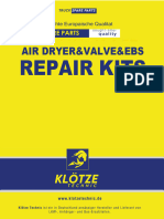 Klötze Technic Air Dryer - Valve - Ebs Repair Kits Catalog
