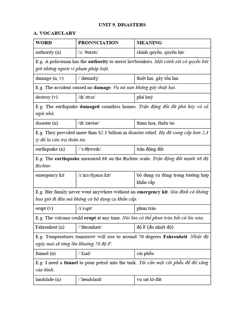 Unit 9 English 8 2 | PDF