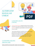 Rangkuman Seluruh Alternatif Masalah Umkm