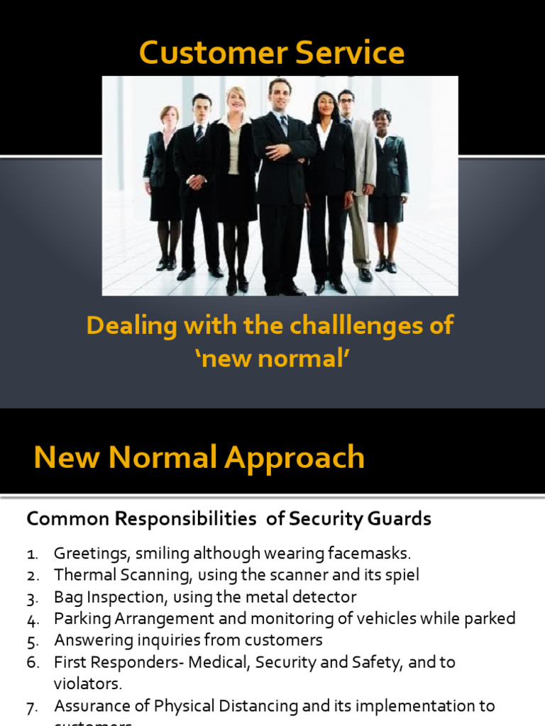 Grooming and Soft Skills for Security Guards | PDF | Body Language ...