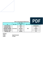 Second Term Assessment Timetable 2022-2023 - Grade 5A