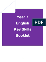 Year 7 English Key Skills Booklet