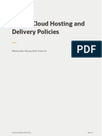 Oracle Cloud Hosting and Delivery Policies