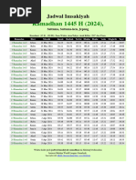 Imsakiyah Ramadhan 1445 H 2024 Saitama - Saitama-Ken - Jepang 0180170S001273022