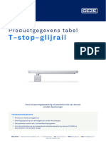 GEZE - Productgegevens Tabel - NL - 787600009180