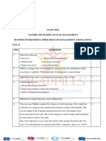 Cumulative Class Test B.STD Class Xii Chapter 1 2 3&4