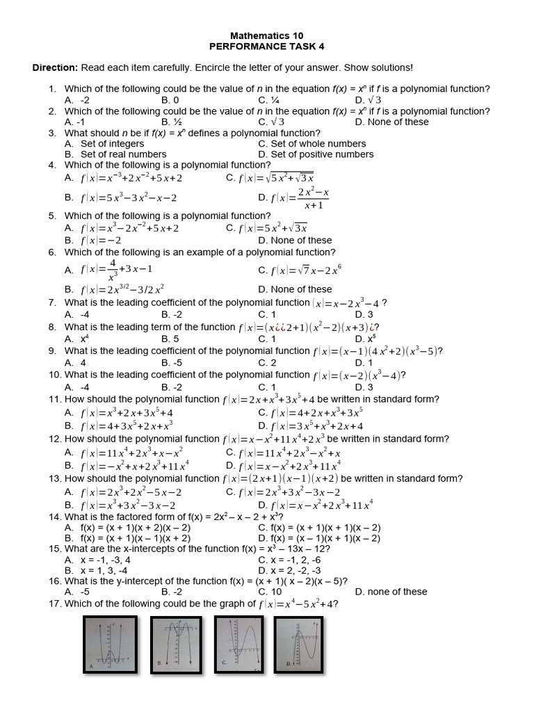 Mathematics 10 Q3 Performance Task 4 2024 Pdf Circle Angle