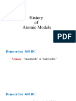 History of Atomic Models