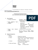 Form Persiapan Pemungutan Suara Dan Penghitungan Suara Tps 14