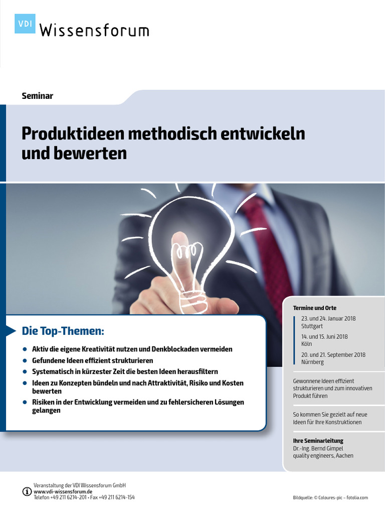 Produktideen Methodisch Entwickeln Und Bewerten | PDF