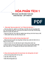 ÔN TẬP HÓA PHÂN TÍCH 1