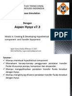 Modul 4 Creating & Developing Hypothetical Component and Transfer Equipment (Week 4)