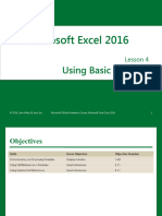 Lesson 4 Excel