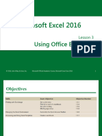 Lesson 3 Excel