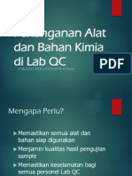 Penganan Alat Dan Bahan Kimia