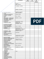 Lista de Cotação