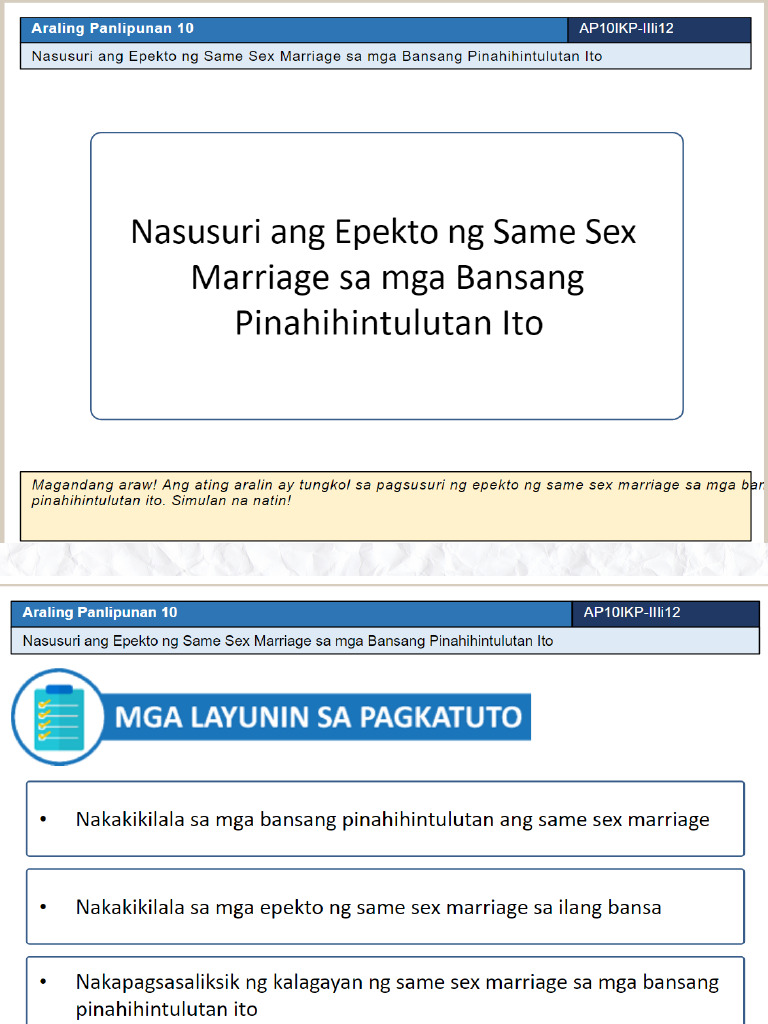 Same Sex Marriage | PDF