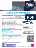 Streikaufruf - TRTelekom2022 - Teilschicht NRW 29.04.2022
