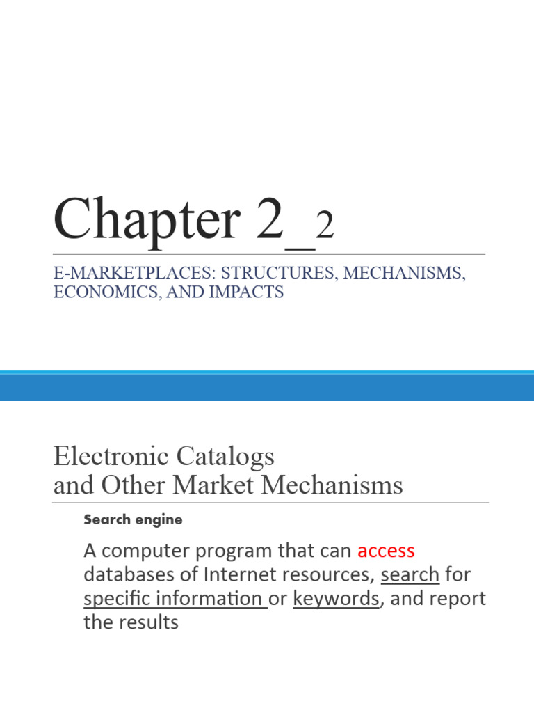 E-Marketplaces: Auctions & Mobile Commerce | PDF | Auction | E Commerce