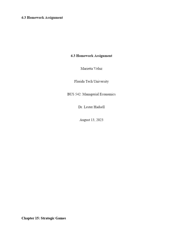 6.3 Homework Assignment - Marietta Veluz | PDF