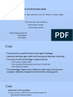 Design of External Gear Pump