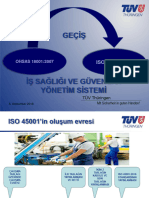 ISO 45001 2018 Standardı