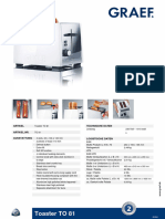 Toaster TO 81: Artikel Technische Daten