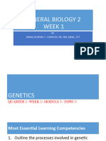 Melcs Week 1 Genetics Mendels