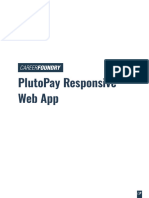 UX Immersion Project PlutoPay Responsive Web App