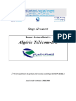 Rapport de stage Algérie télécom