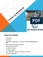 le FMI- banque mondiale
