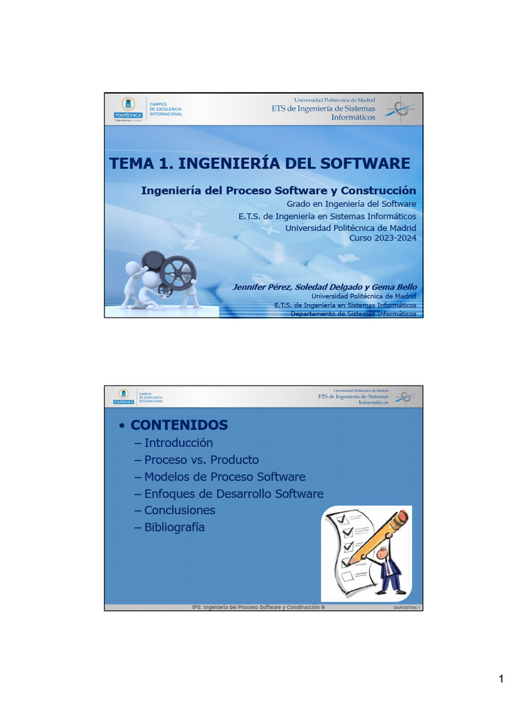 Introducción a la Ingeniería del Software | PDF | Software | Ingeniería ...