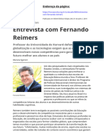 Entrevista Com Fernando Reimers