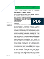 Fistula Management Due To Chronic Infection of Radicular Cyst