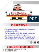 Proposed Additional Content Fire Safety Awareness