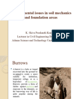 Environmental Issues in Soil Mechanics and Foundation Areas
