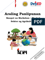 Araling Panlipunan: Ikaapat Na Markahan - Week 3: Sektor NG Agrikultura