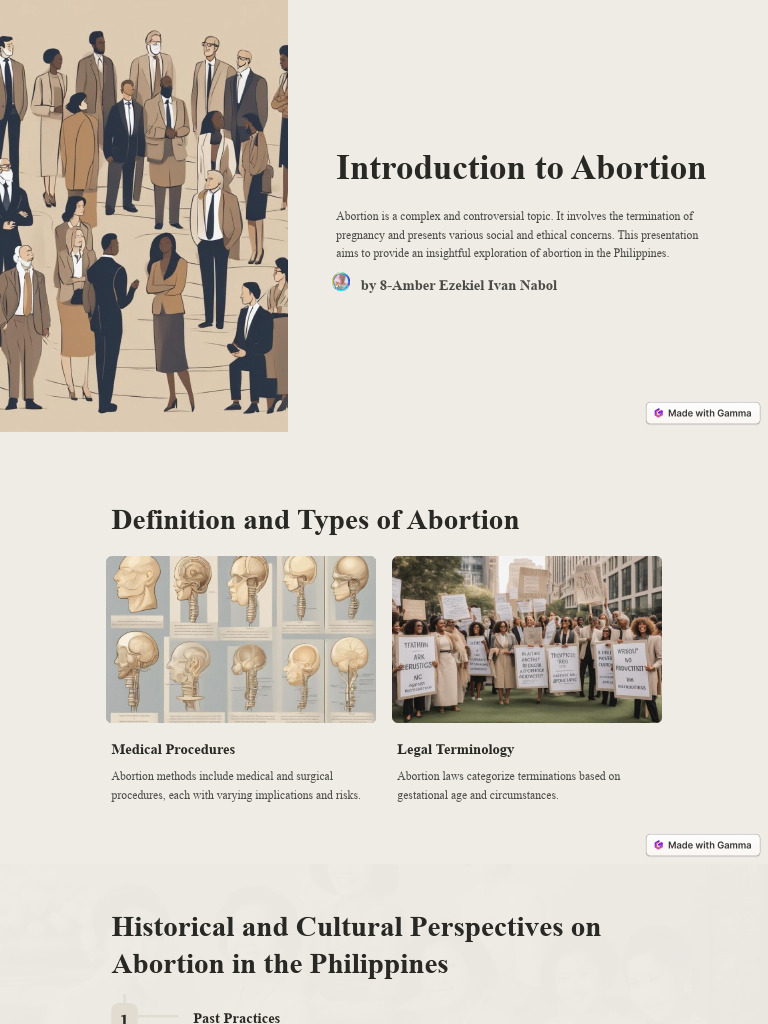 Introduction To Abortion | Download Free PDF | Abortion | Reproductive ...