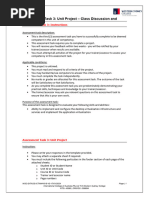 Assessment Task 3 - Activity 1 & 2 (Complete) Guideline Discussion