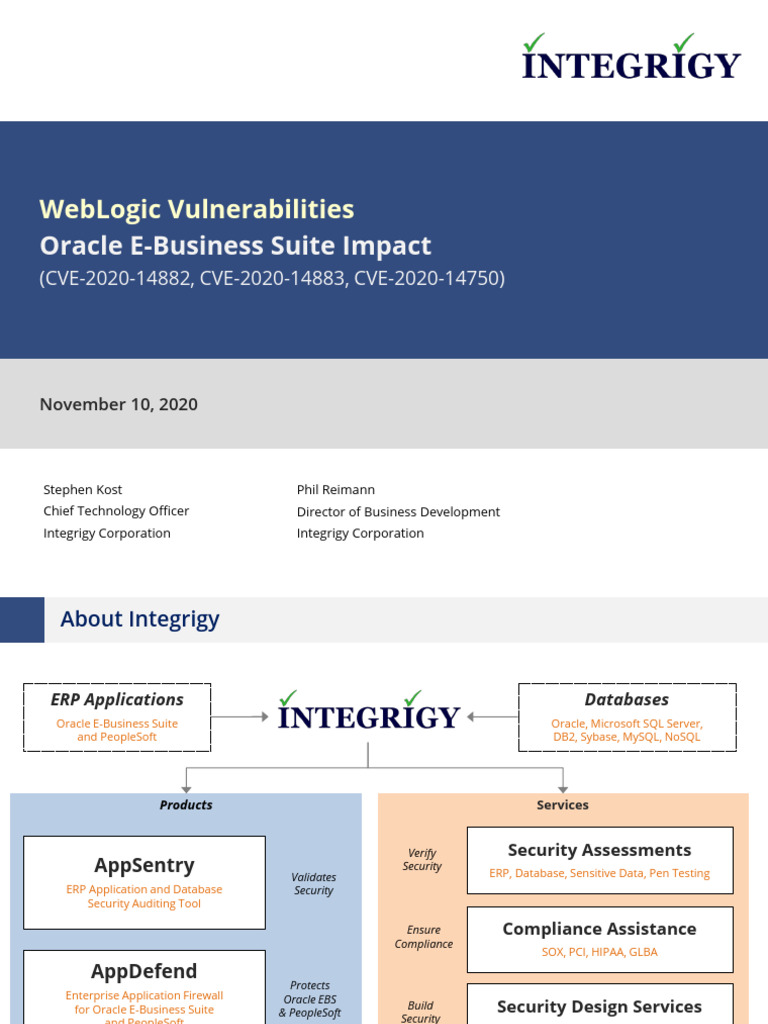 WebLogic Vulnerabilities Alert | PDF | Networking | Internet & Web