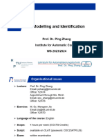 Modelling and Identification Germany University 