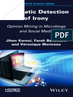 (Cognitive Science and Knowledge Management) Jihen Karoui - Farah Benamara - VÃ©ronique Moriceau - Automatic Detection of Irony - Opinion Mining in Microblogs and Social Media-Wiley-ISTE (2019)