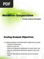 MOLDFLOW Cooling Analysis Strategies