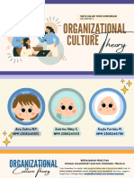 Teori Komunikasi - Organizational Culture Theory - Kelompok 9