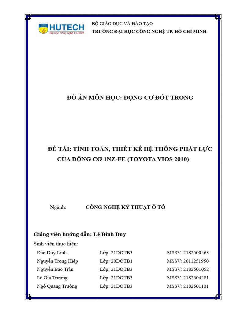 Calculation Of Internal Combustion Engine Cycle Pdf